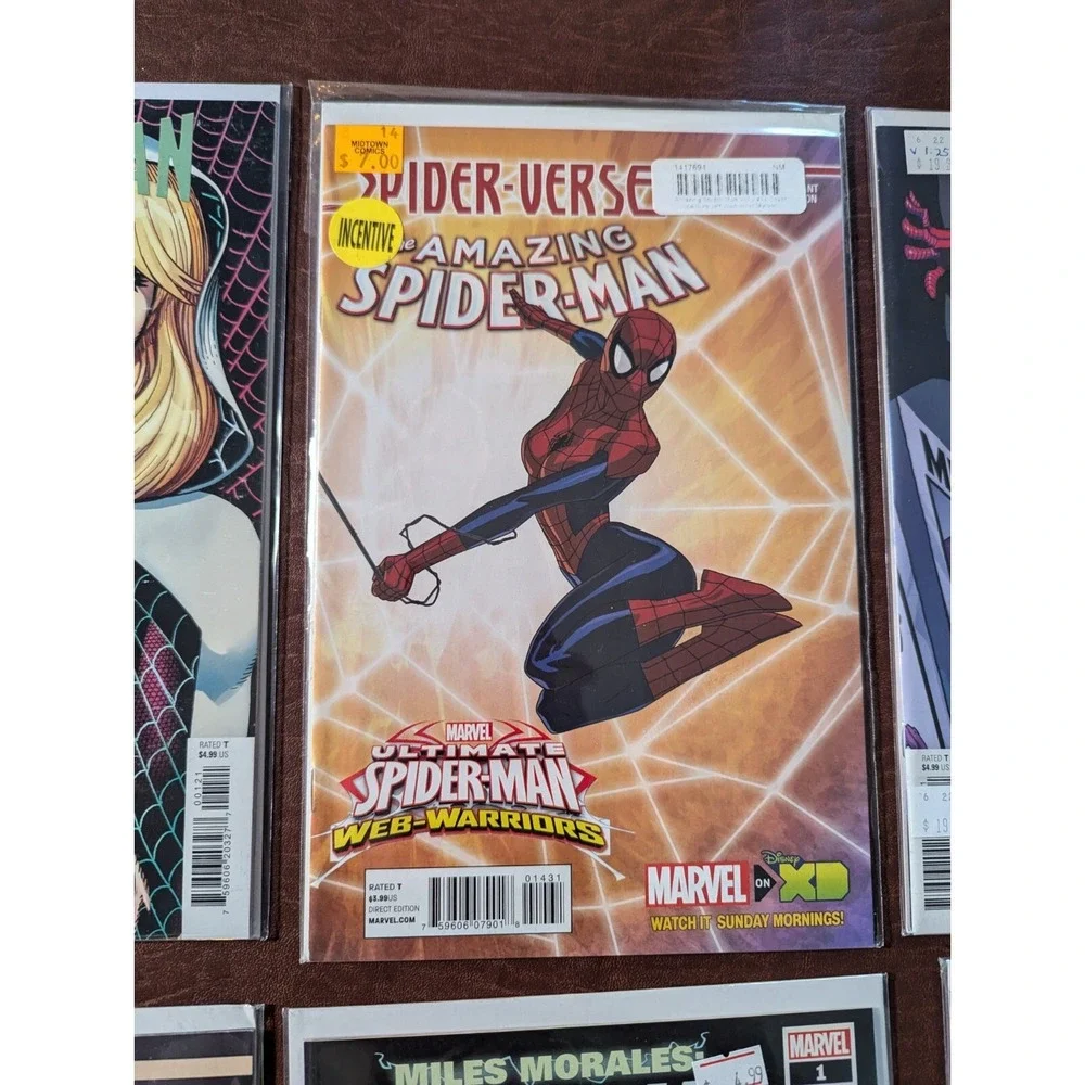 Marvel Comics Spider-Man & Miles Morales Variant Cover Lot‎ x11 NM Range